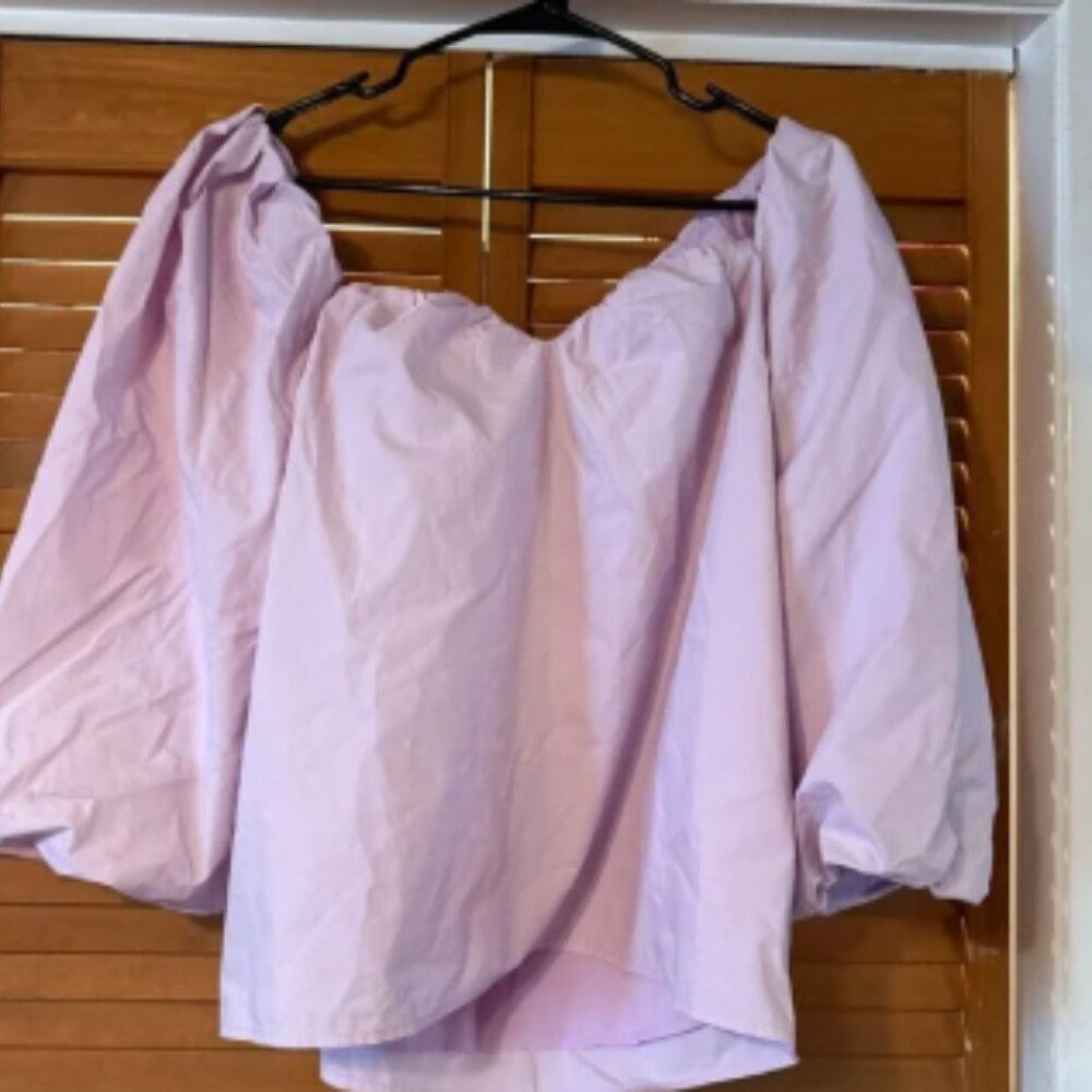 Anthropologie Light Purple Blouse